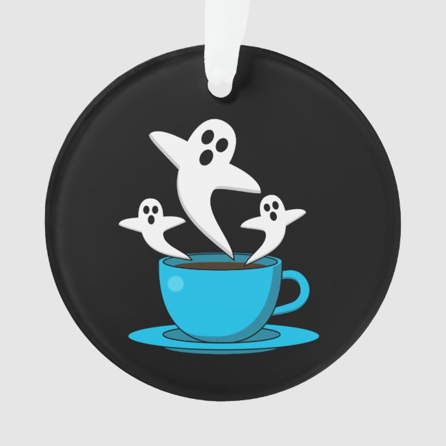 Adorno Una copa de café para fumar fantasma (Anverso)