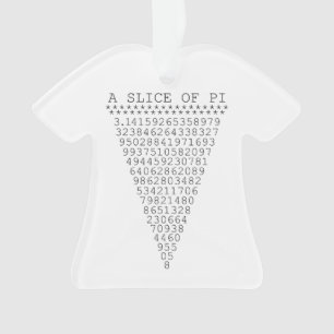 Adorno Una rebanada de Pi Gráfico