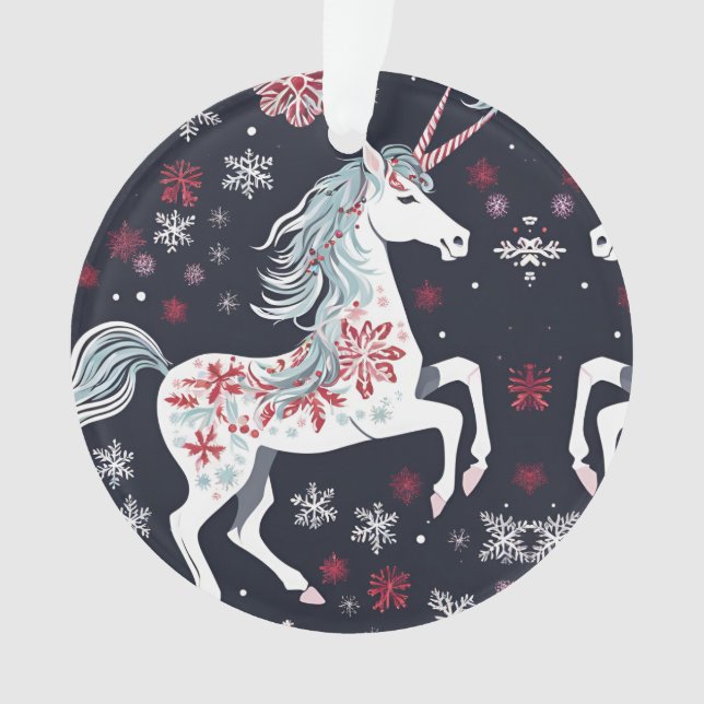 Adorno Unicorn Navidades de Cute (Anverso)