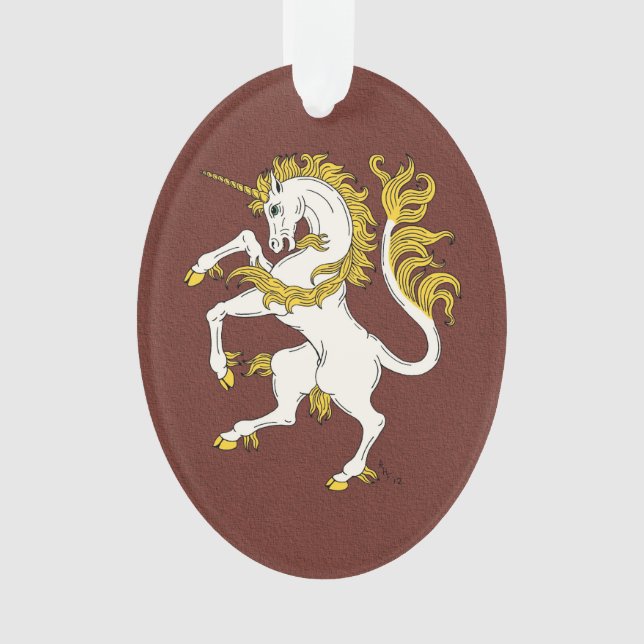 Adorno Unicorn Rampant (Anverso)