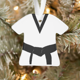 Adorno Uniforme de Cinturón Negro de artes marciales