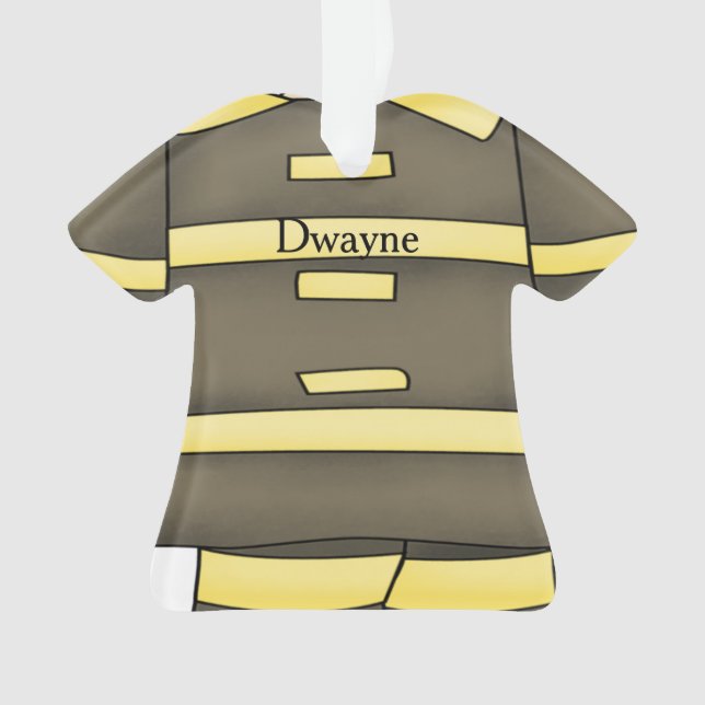Adorno Uniforme de Fireman personalizado (Anverso)