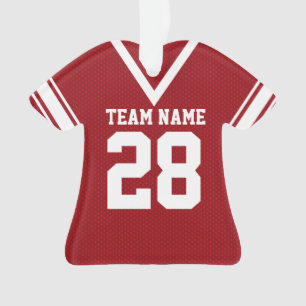 Adorno Uniforme Rojo de Jersey