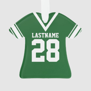 Adorno Uniforme Verde de Jersey de fútbol