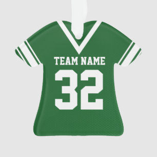 Adorno Uniforme verde de Jersey de fútbol con foto