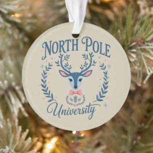 Adorno Universidad del Polo Norte Chinoiserie Navideño Re