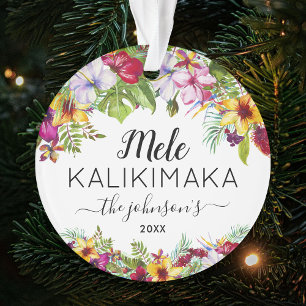 Adorno Vacaciones de Mele Kalikimaka