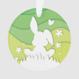 Adorno Vacaciones de primavera del conejo de Pascua