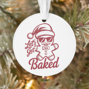 Adorno Vamos a Hornearnos Navidades Snarky Sarcásticas Di