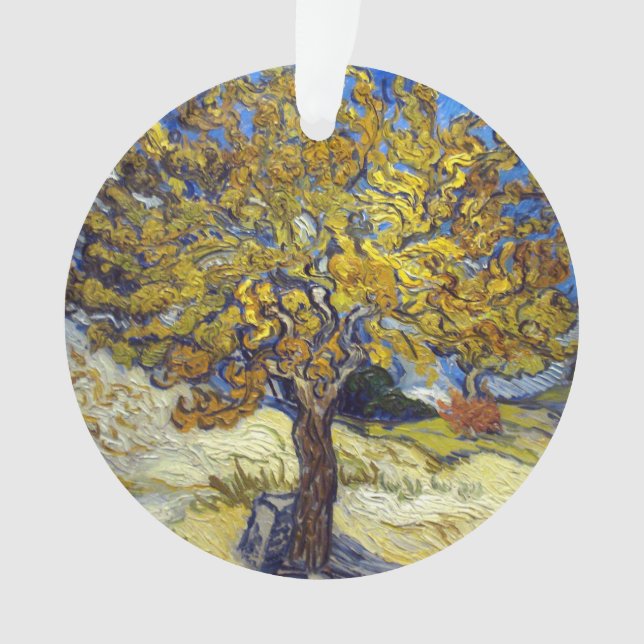 Adorno Van Gogh Mulberry Tree Masterpiece Art (Anverso)