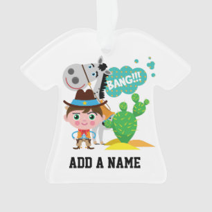 Adorno Vaquero y caballo