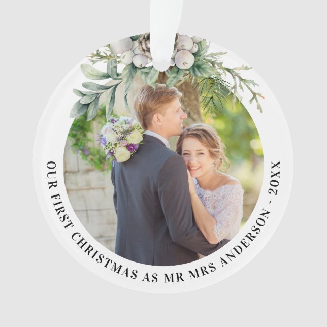 Adorno Vegetación de cono de recién casados Primera foto  (Anverso)