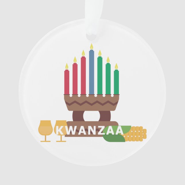 Adorno velas alegres de kwanzaa (Anverso)