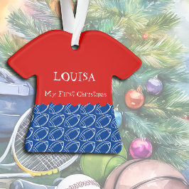 Adorno Vestido de fútbol Chica deportivo Navidad