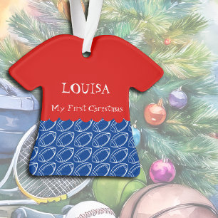 Adorno Vestido de fútbol Chica deportivo Navidad