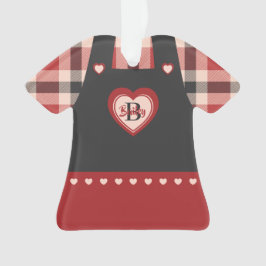 Adorno Vestido de plástico y pináforas figurales personal