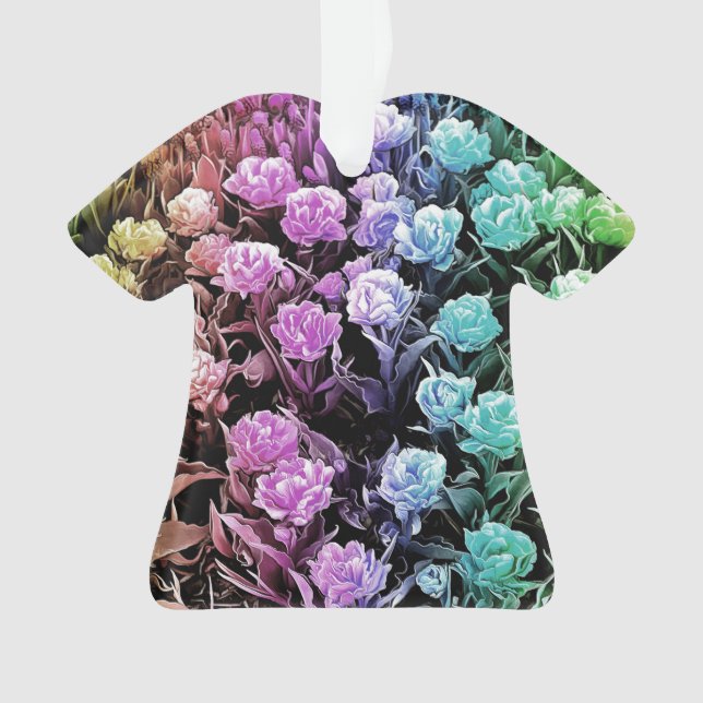 Adorno Vestido de Tulips Pastel Arcoiris (Anverso)