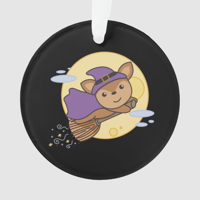 Adorno Vestimenta de brujas de Deer Halloween (Anverso)