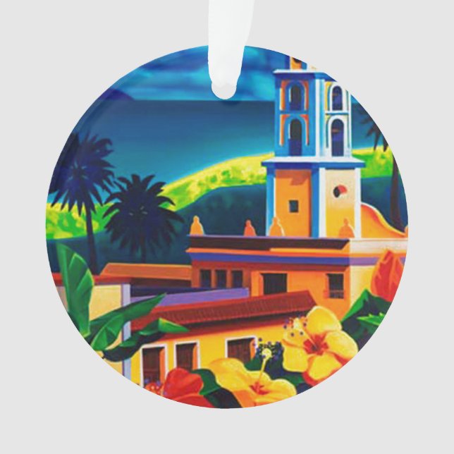 Adorno Viaje de la Cuba de Vintage (Anverso)