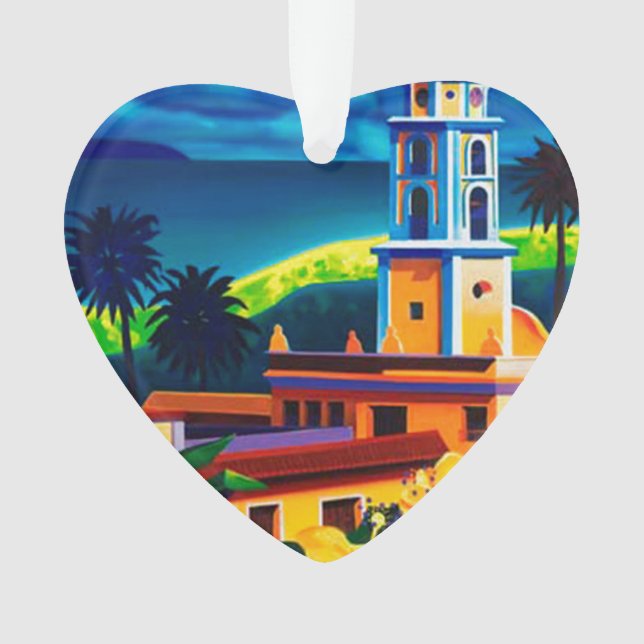 Adorno Viaje de la Cuba de Vintage (Anverso)