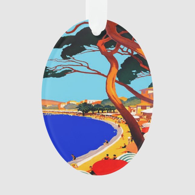 Adorno Viaje francés en la Costa Azul (Anverso)