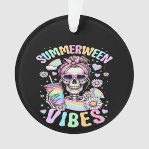 Adorno Vibraciones de Summerween Dulce Chica Esqueleto Ve