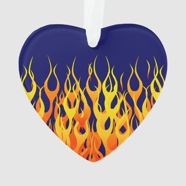 Adorno Vibrante Carreras clásica se inclina sobre azul ma (Reverso)