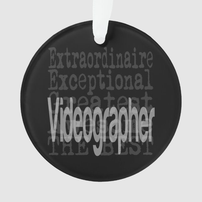 Adorno Videógrafo Extraordinaire (Anverso)