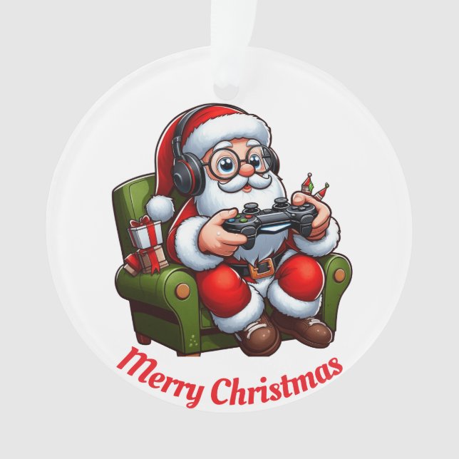 Adorno Videojuegos únicos de Santa (Anverso)