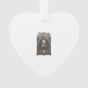 Adorno Vidrio emplomado de Jesús Vidrio emplomado de Jesú
