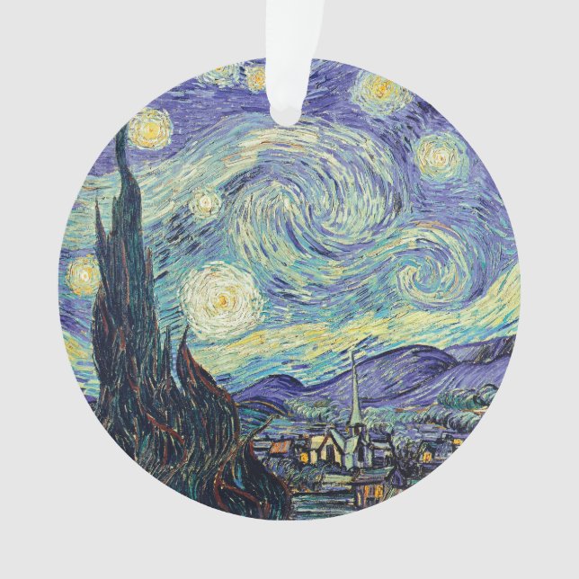 Adorno Vincent Van Gogh La Noche Starry (Anverso)