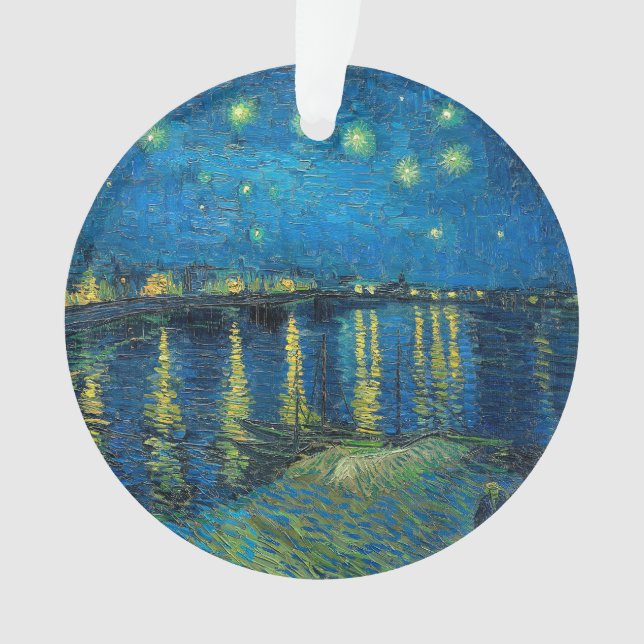 Adorno Vincent Van Gogh Starry Night Over the Rhone (Anverso)