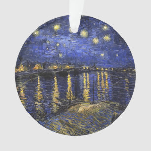 Adorno Vincent Van Gogh Starry Night Sobre El Ródano
