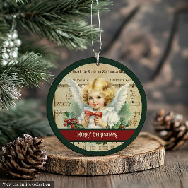 Adorno Vintage Christmas Angels Ornament Elegant Accent