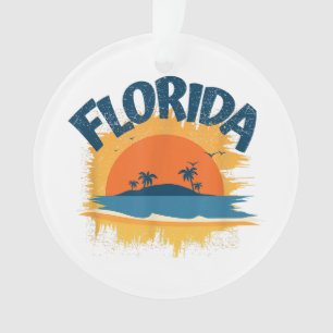 Adorno Vintage Florida Retro Tee Design Sunshine
