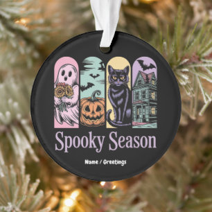 Adorno Vintage Halloween Horror Spookone Season Cute Cree