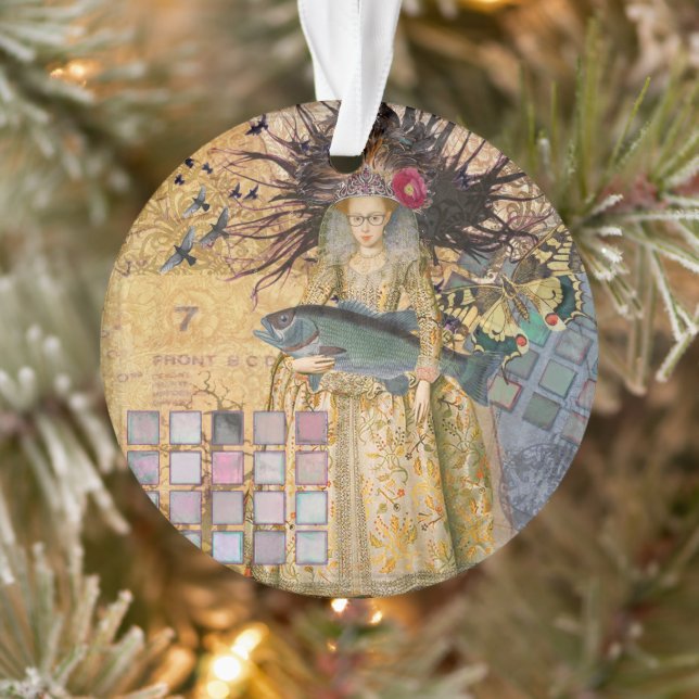 Adorno Vintage Pisces Woman Gothic Classic (Árbol)