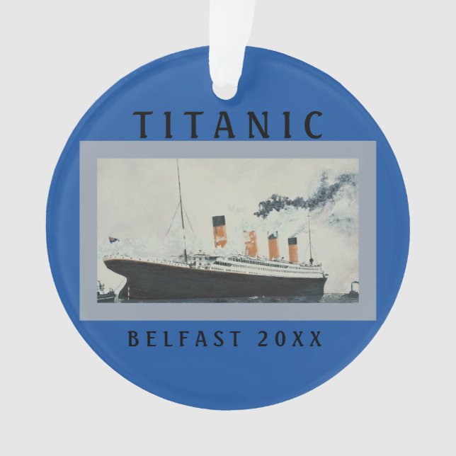 Adorno Vintage TITANIC (Anverso)