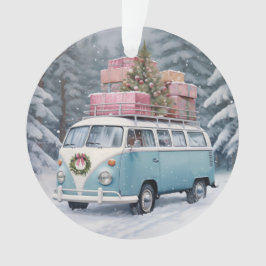 Adorno Vintage Vanagon Holiday Trip Ornament