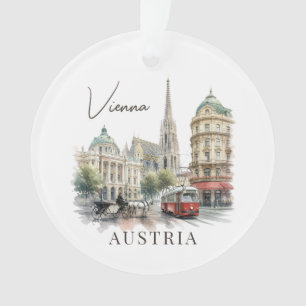 Adorno Vintage Watercolor Vienna Austria