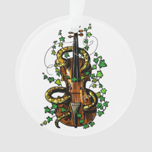 Adorno Violín y serpiente