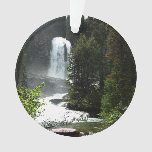 Adorno Virginia cae en el Parque Nacional Glacier (Anverso)