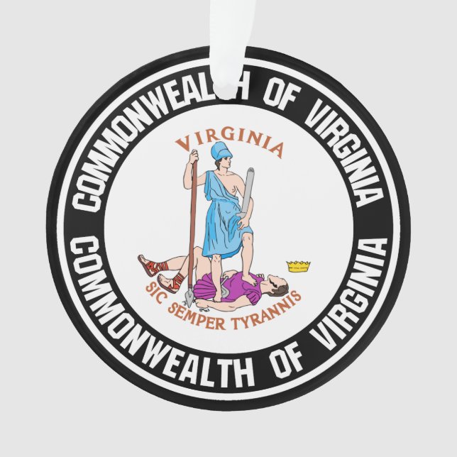 Adorno Virginia Round Emblem (Anverso)