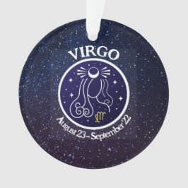 Adorno Virgo Zodiac Diseño Acrílico