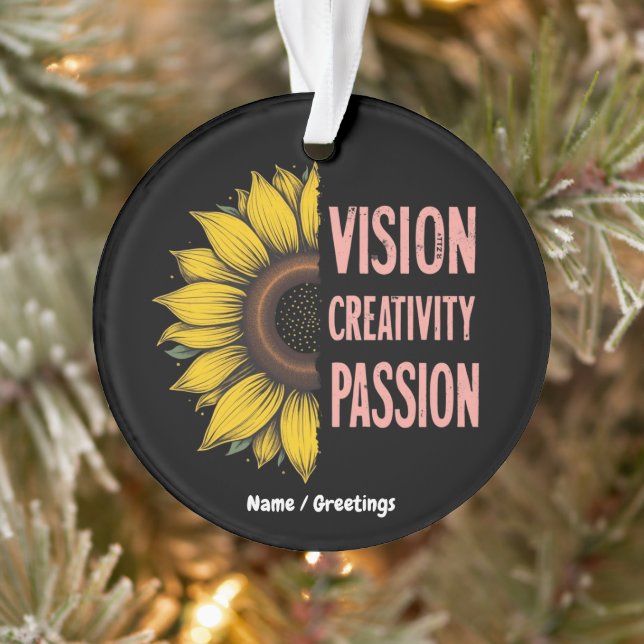 Adorno Visión divertida, creatividad y pasión celebran a  (Árbol)