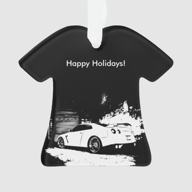 Adorno Vista posterior personalizada de Nissan Skyline (Anverso)