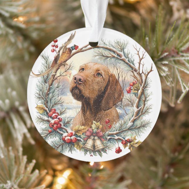 Adorno Vizsla Christmas  (Árbol)