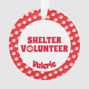 Adorno Voluntario de refugio rojo