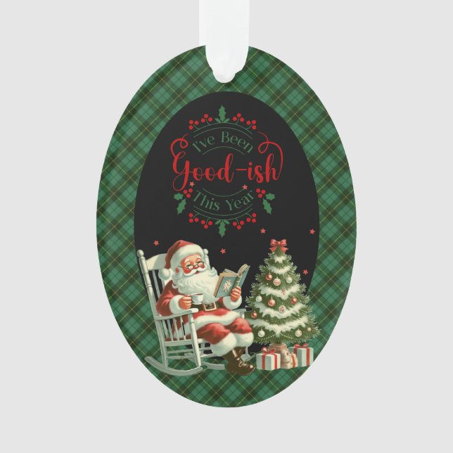 Adorno Wallace Hunting   Scottish Tartan Christmas (Anverso)