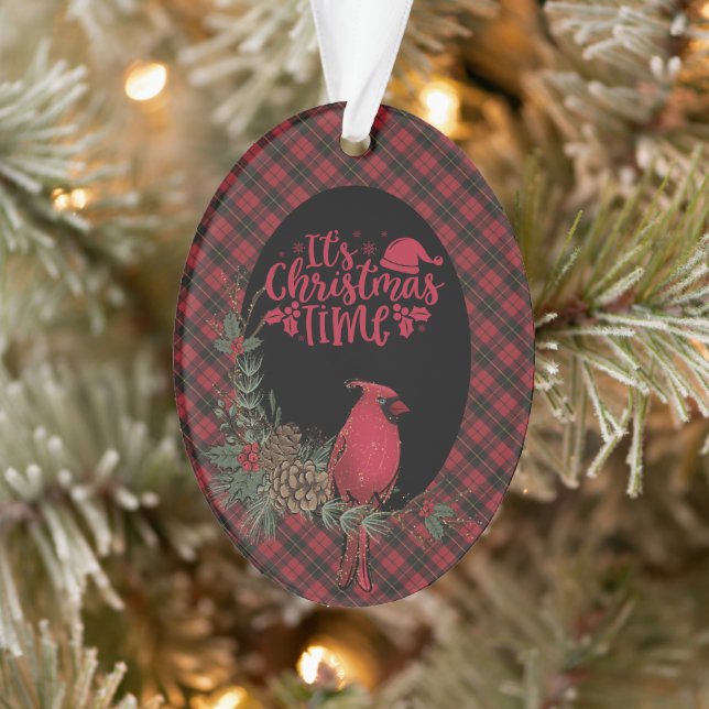 Adorno Wallace Red  Original Scottish Tartan Christmas (Árbol)